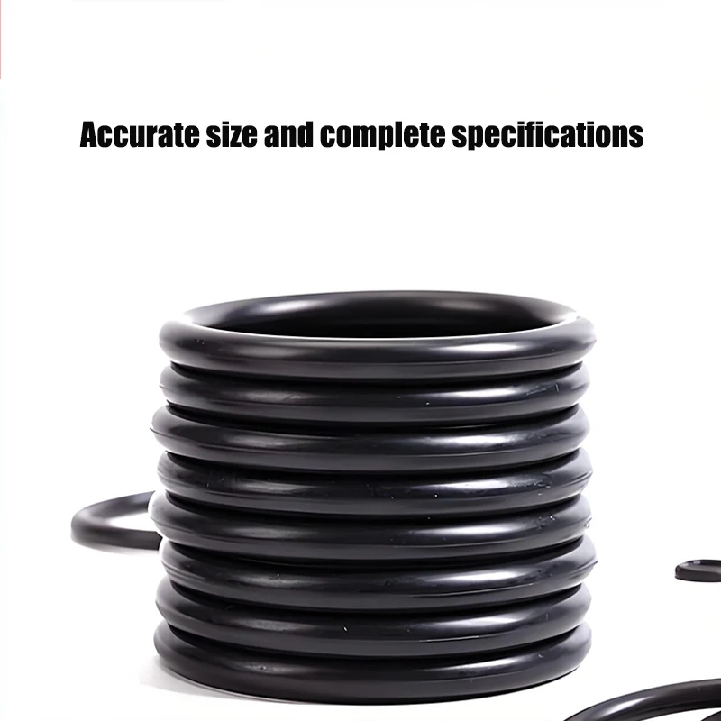 Picture 5: CS 5.7mm/8mm/8.6mm NBR 70-Durometer Nitrile O-Ring Black Nitrile Rubber O-ring Outer Diameter 30mm-400mm Oil Seal Sealing Ring