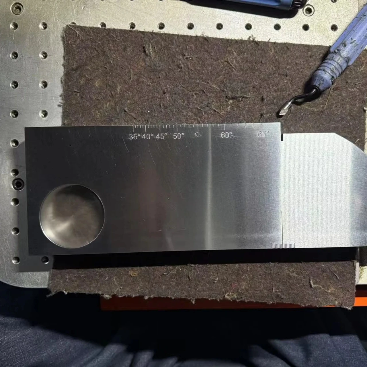 AWS Resolution Reference Block AWS Calibration Block for Ultrasonic Flaw Detector
