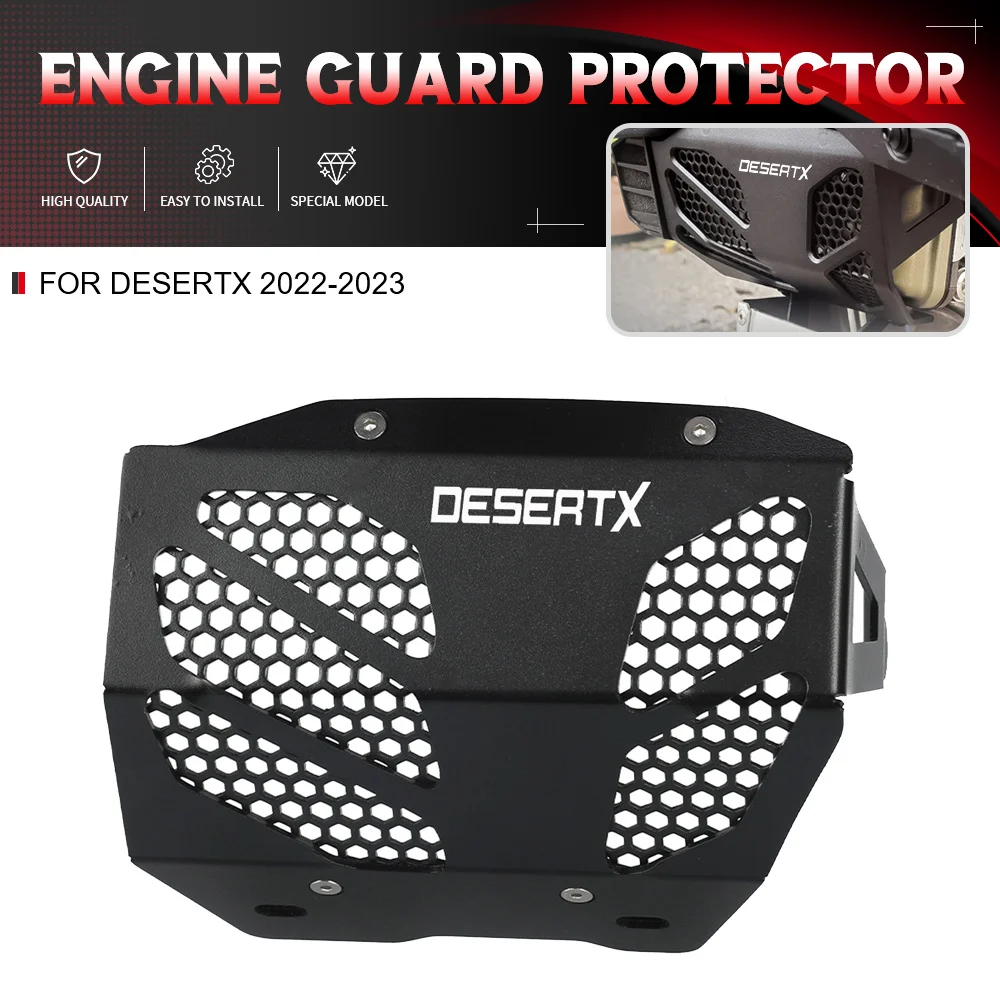 

For Ducati DesertX 2022 2023 Engine Chassis Shroud Fairing Exhaust Shield Guard Cover Protect Radiator Grille Crap Flap Desert X