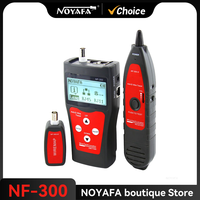 NOYAFA NF-300 Network Coaxil Cable Tester Measure RJ45 BNC Cable Length Port Flash Cable Faults Testing LED Flash & Loud Speaker