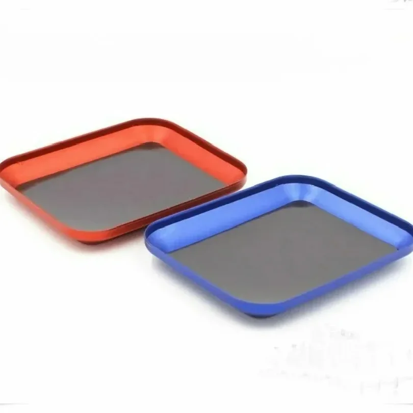 Aluminium Alloy Magnetic Pad Screw Tray Plate Storage Box Repair Tool for Airplane Car Boat RC Model Repair