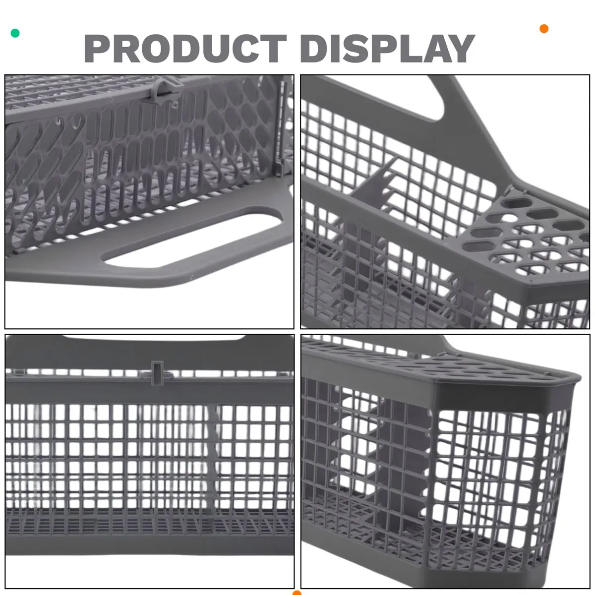 finefine Universal Dishwasher Cutlery Basket Replacement WD28X10128 Dishwasher Basket, Compatib NO. WD28X10127, WD28X10132