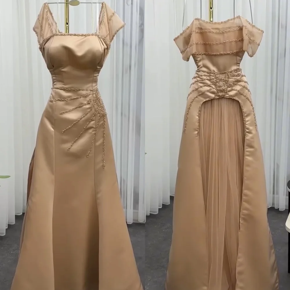 

Customized High Quality Charmeuse Pleat Sequined Mermaid Off-the-shoulder Long Dresses Bespoke Occasion Party Exquisite