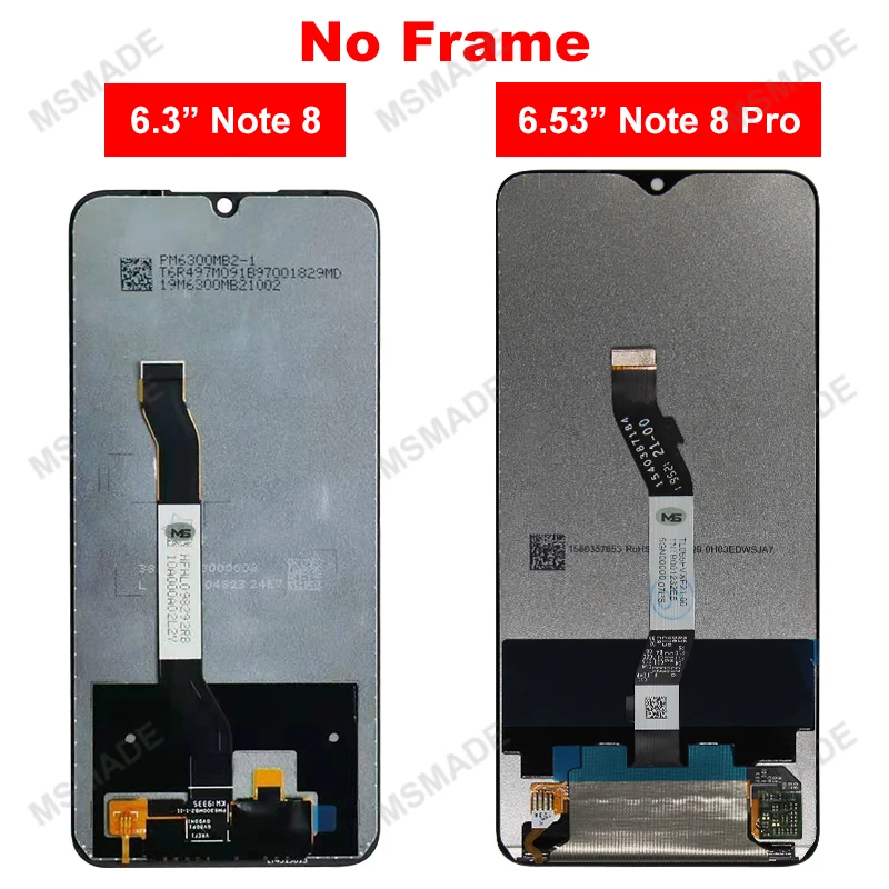 AAA Super IPS For Xiaomi Redmi Note 8 Pro M1906G7I Display With Frame Digitizer LCD Replacement Pantalla For Redmi Note 8 LCD image 4