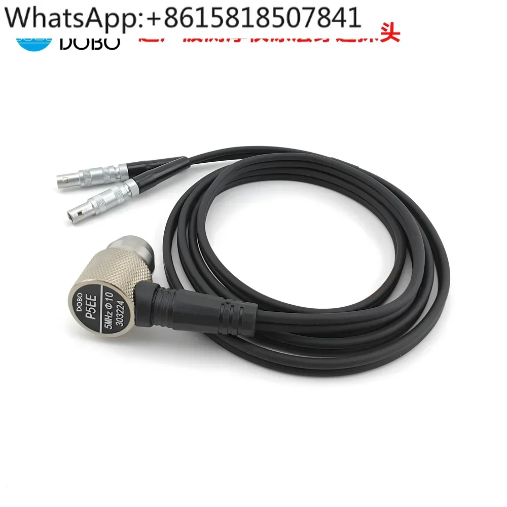 P5EE Ultrasonic Thickness Gauge Coating Penetration Probe Narrow Pulse Composite Wafer 5MHz φ 10 5P10