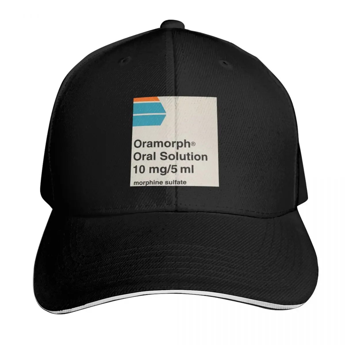 Oramorph morphine oral solution box pharma design Baseball Cap Men Women Casual Summer Sport Sun Cap