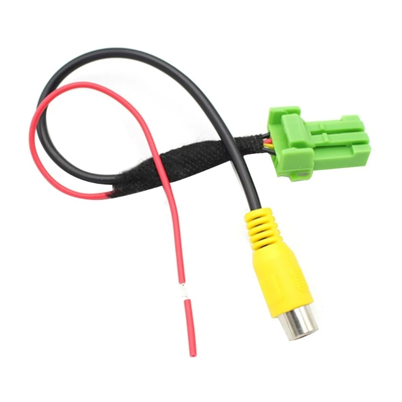 

68UF Backup Camera Parking Reverse Camera RCA Video Cable Car Rear View Camera Reverse Camera RCA Video Convert Cable Adapter