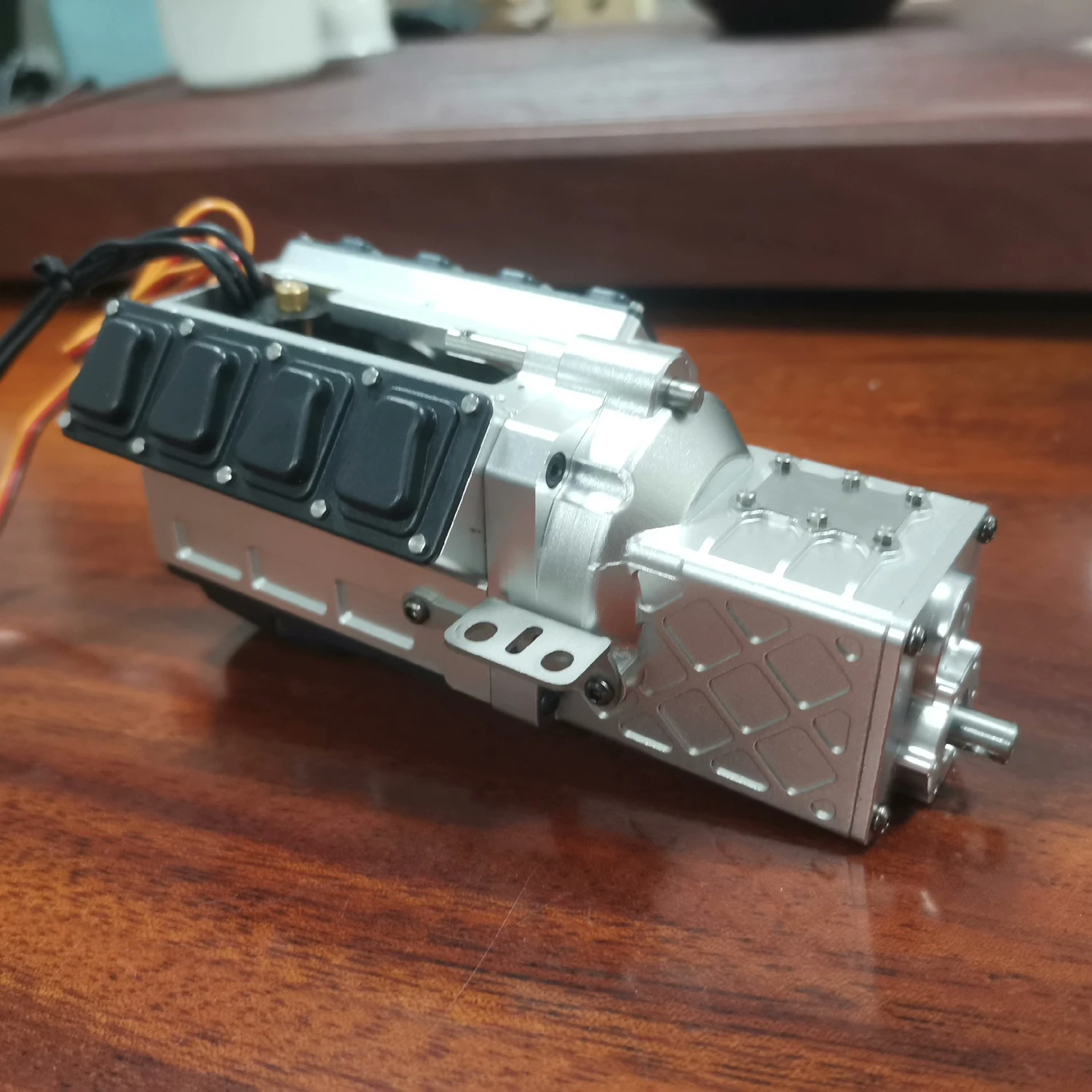 1/14 タミヤ RC ダンプトラック SCANIA 770S R620 VOLVO 750 メルセデス・ベンツ ACTROS 3363 MAN 車用パーツ用メタル2速ブラシレスギアボックス