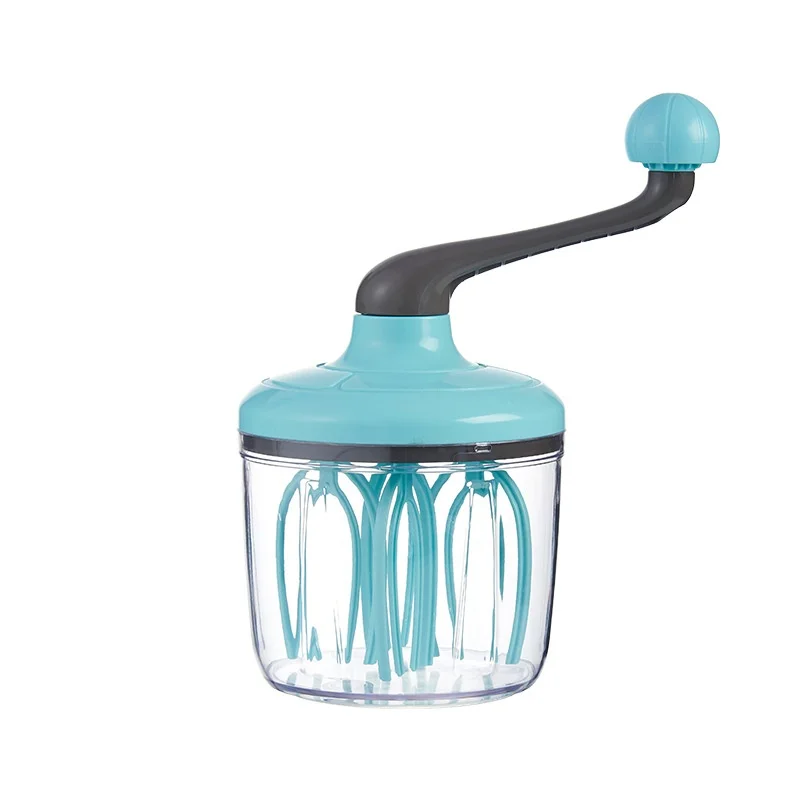 Applicable to Household & Commercial Kitchen High Productivity ABS Rotating Egg Beater Cream Mixer Whisk Hand Crank Baking Foam