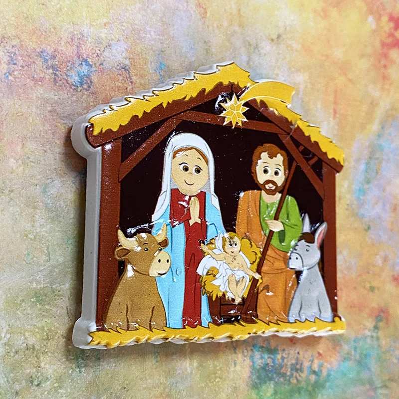 Bethlehem, Palestine Tourist souvenirs Home decor Nativity 3D Refrigerator Magnets Collection of arts and crafts,