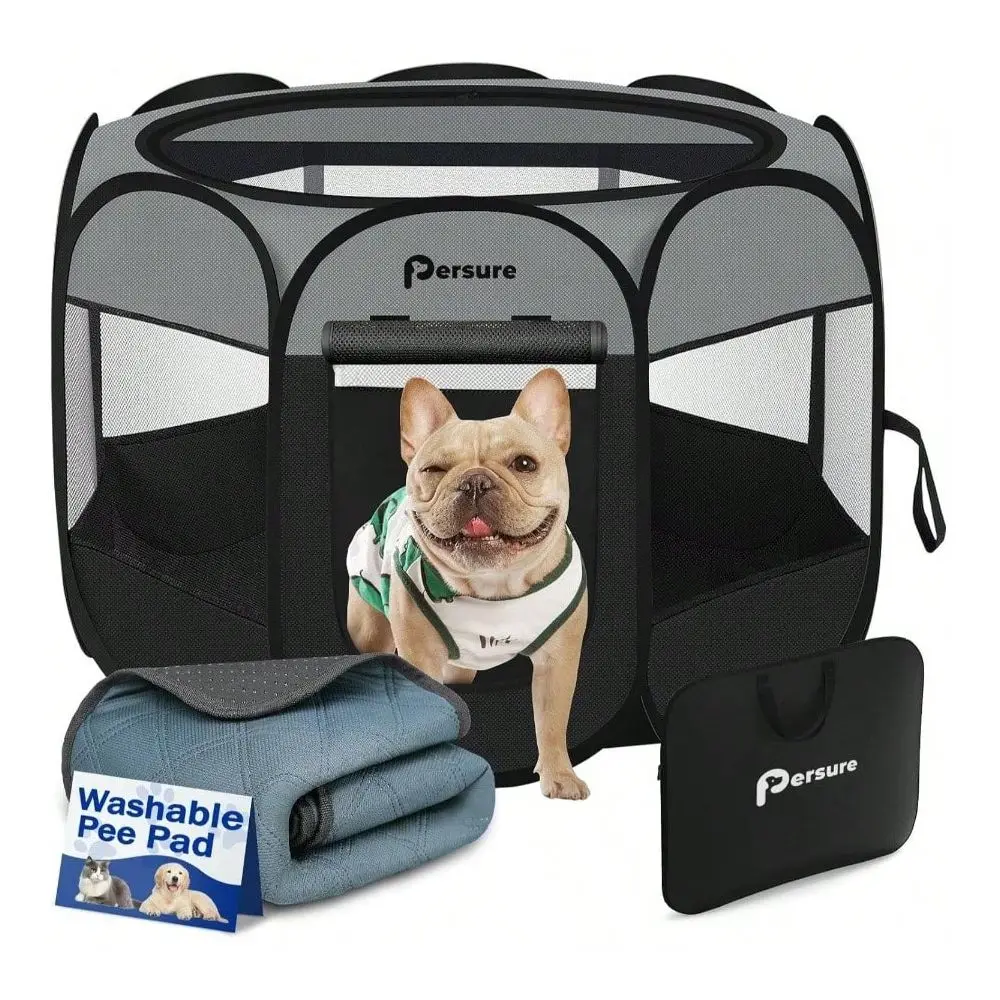

Playpen Indoor Outdoor Puppy Pet Dogs Travel And Recovery After Surgery, Dog Enclosure Tent Crates Cage, Portable Dogs Kenne