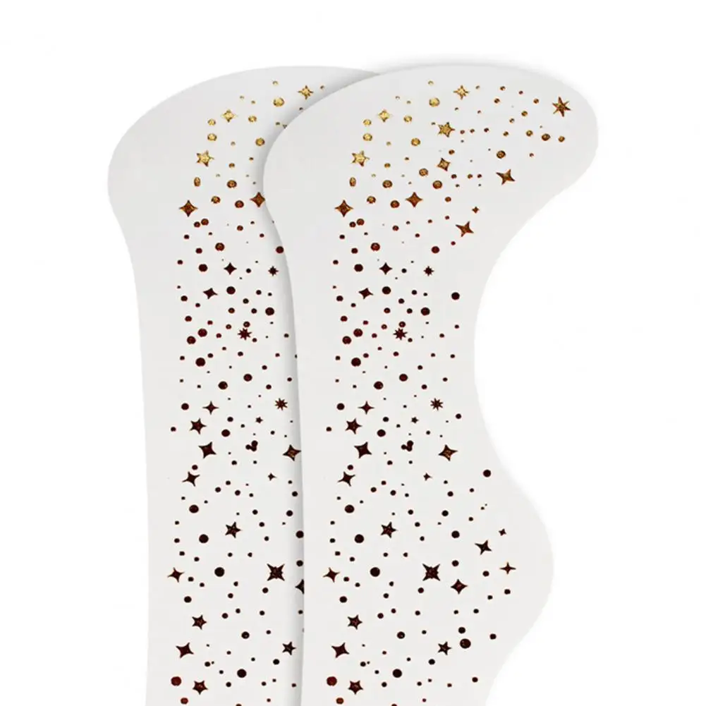 Freckle Tattoo Stickers Party Makeup Accessories 4pcs Freckles Face Tattoo Stickers Gold Glitter Temporary Makeup Decals