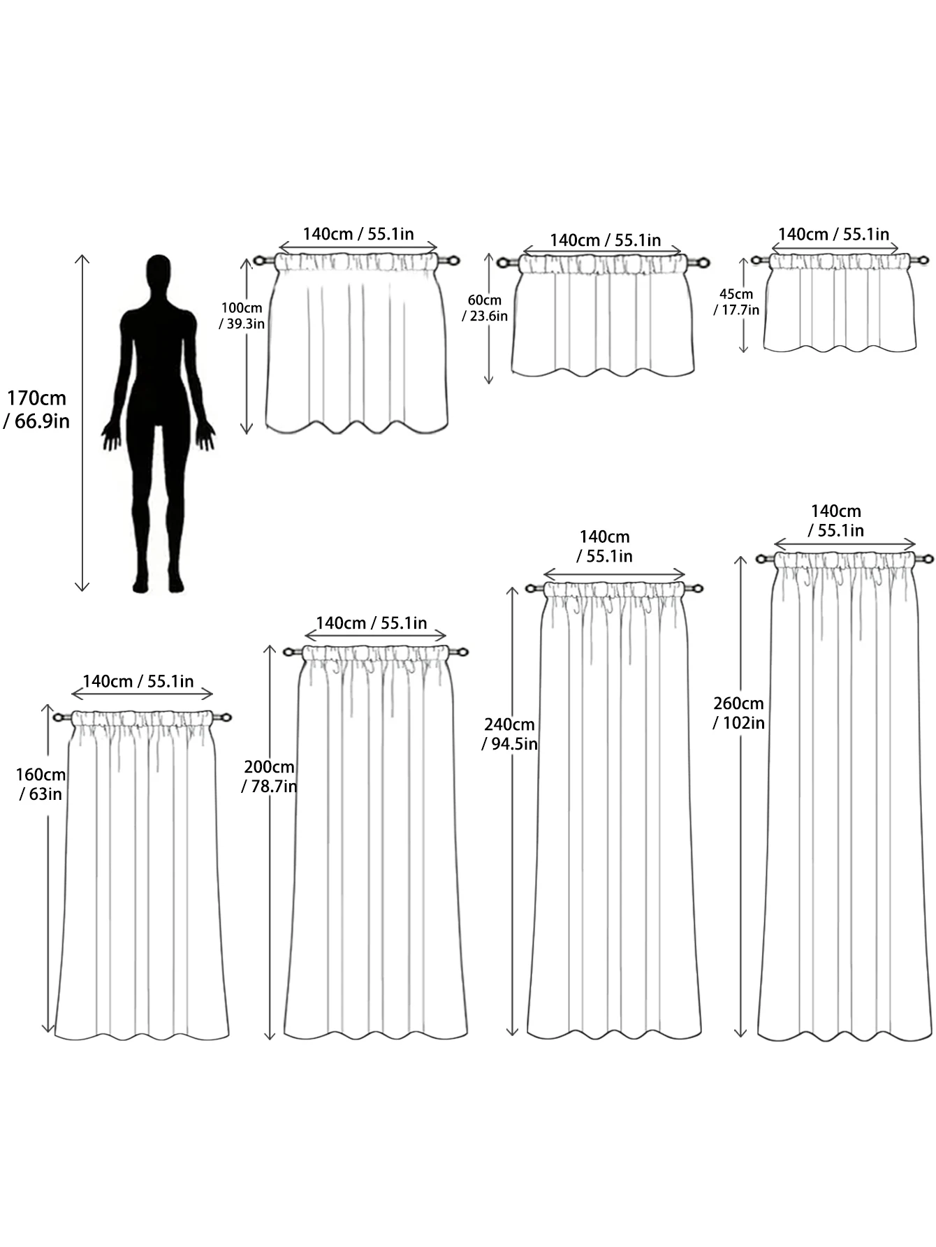 1pc Elegant Lace Rod Pocket Curtains with Tassel Fringe for Bedroom and Living Room Decor, Triangle Wave Pattern