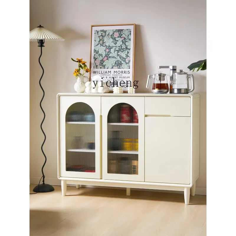GZ-1    Tea Machine Water Dispenser Household Automatic Solid Wood Dining Side Intelligent Integrated Cabinet with Tea Cooking