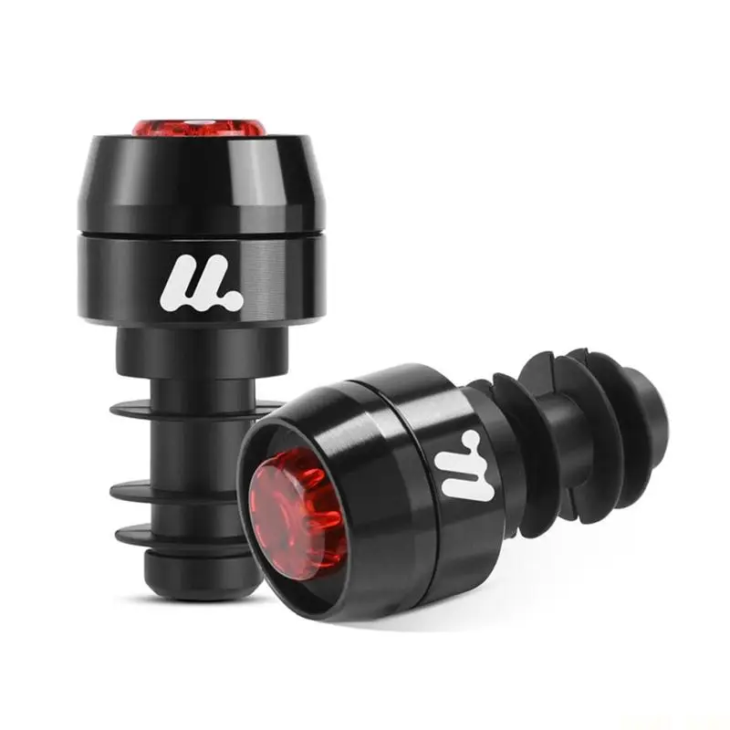 

U2JB Light Weight Bikes Handlebar End Safety Light High Luminosity for Visibilities