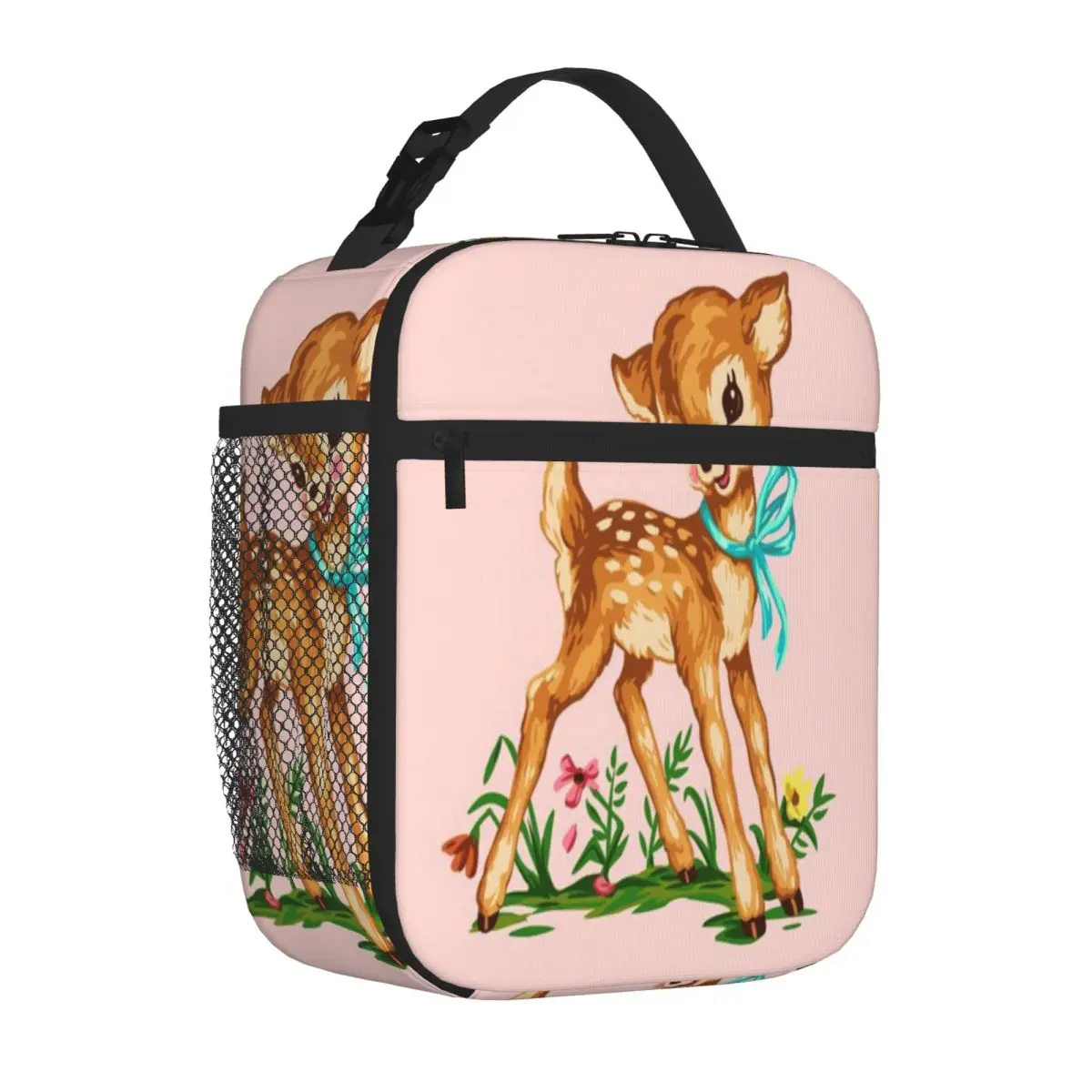 Bestselling Cute Fawn Modern Insulated Snack Tote Garden Party Camping Lunch Bag