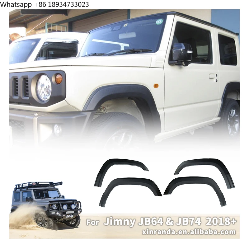 لسوزوكي جيمي JB74 اكسسوارات ABS حاجز متين مشاعل جسم واسع ل جيمي سييرا JB74 JB64 2024 2023 2022 2021 2020