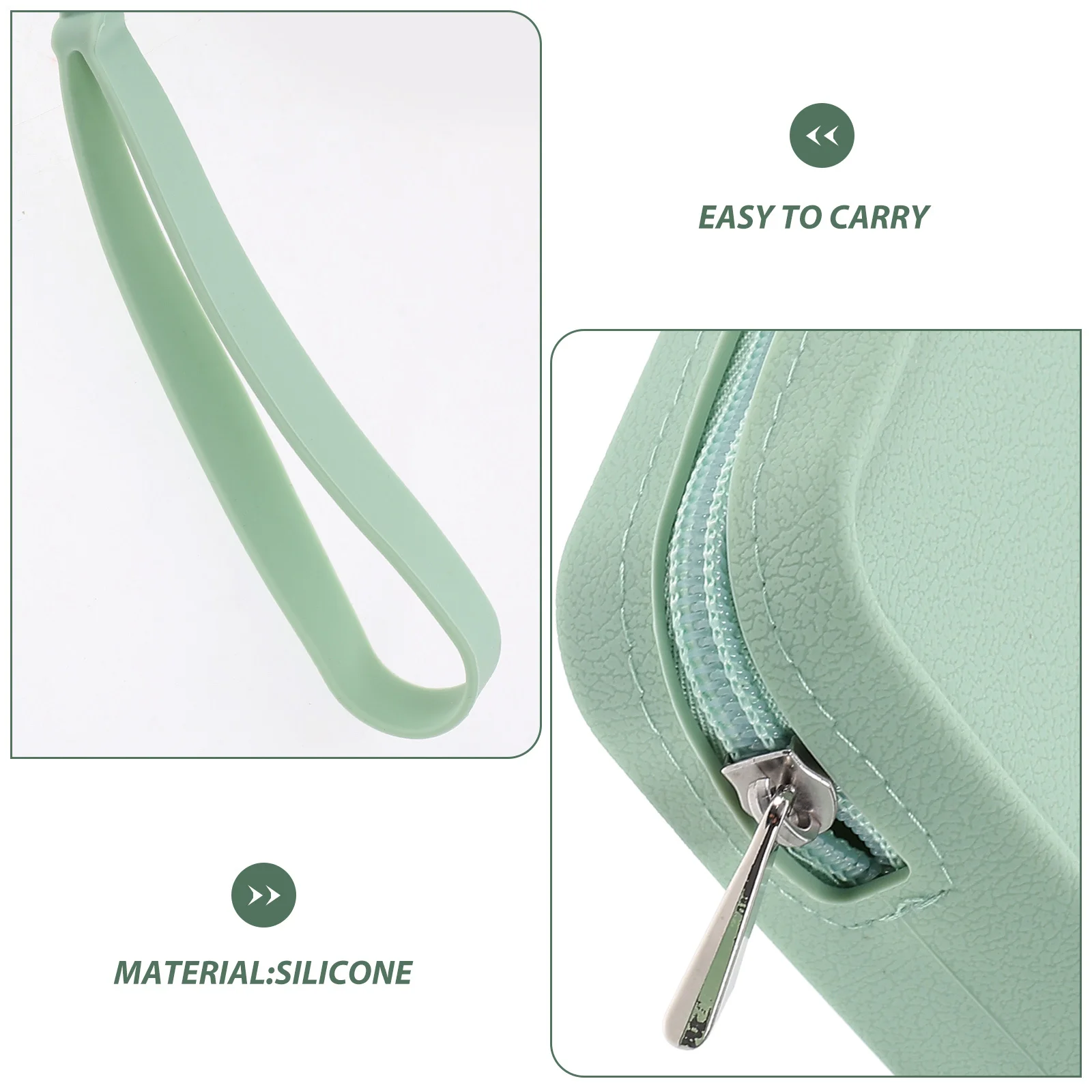 

Portable Silicone Dog Treat Pouch Durable Dog Training Bag Zipper Snack Holder for Walking Training Treat Pouch