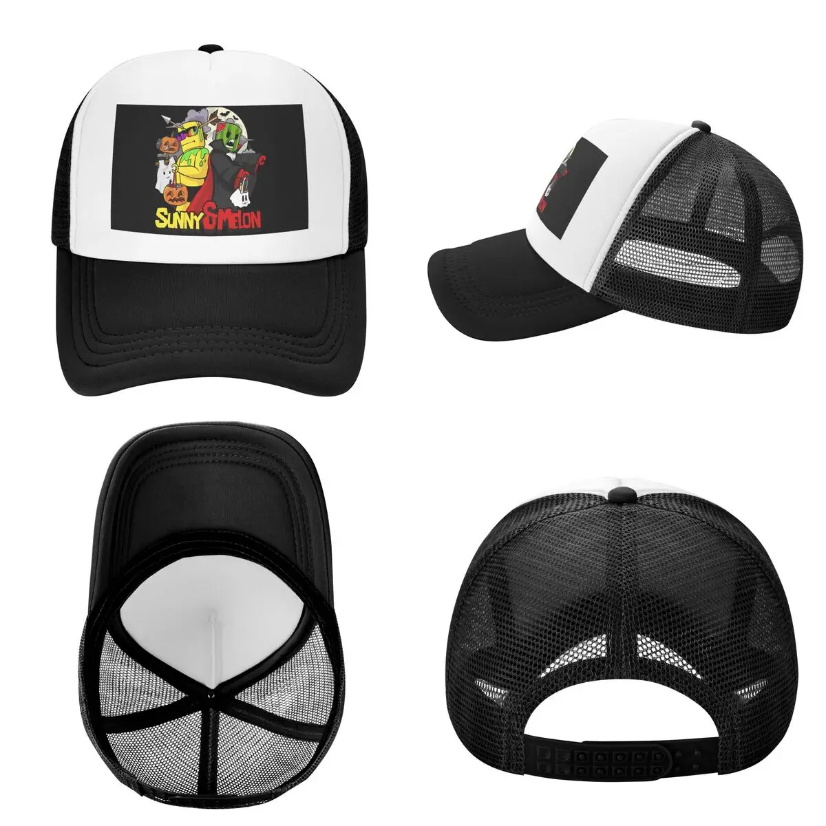 Sunny And Melon  Cap Fashion Mesh Baseball Caps Adjustable Hat Hip Hop Summer Unisex Baseball Hats