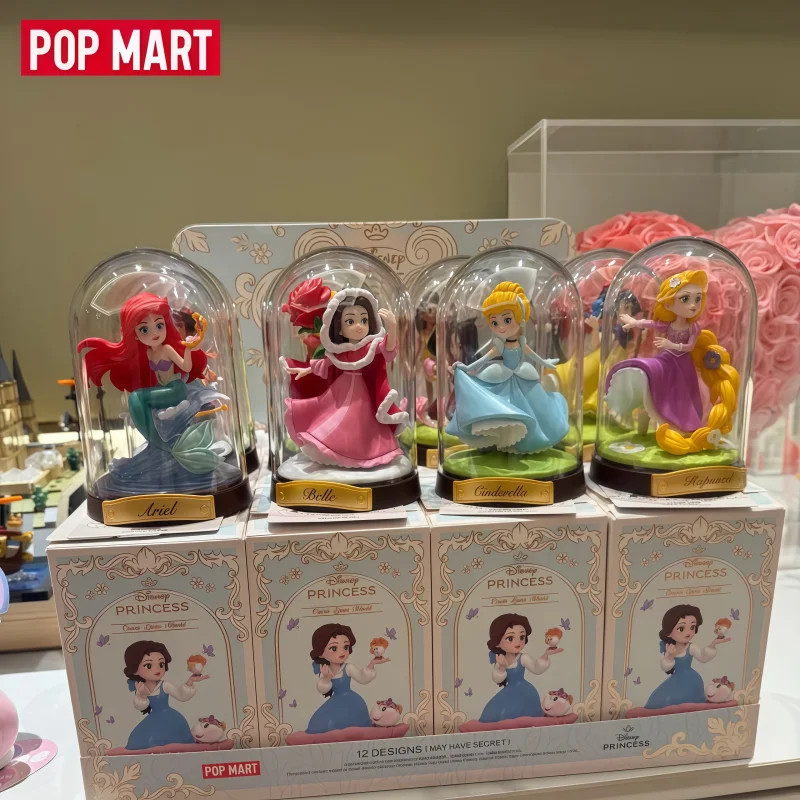 الأصلي حقيقية البوب مارت ديزني الأميرة خلق سلسلة العالم الخاصة بك مفاجأة صندوق أعمى تخمين حقيبة صندوق غامض اللعب هدية عيد ميلاد