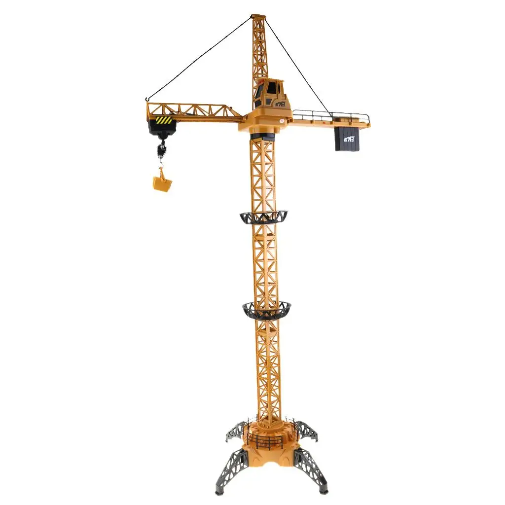 6 Channel RC Tower Crane Vehicles 680 Rotation with 6 Channel for Kids