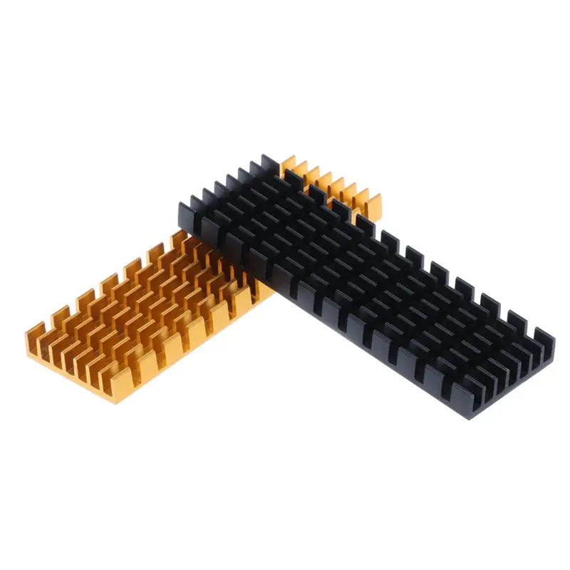 1pc Heatsink Aluminum for M.2 Cooling Cooler Heat Sink Heat Thermal Pads M2 for NVME PCIE 2280 SSD Hard Drive Disk