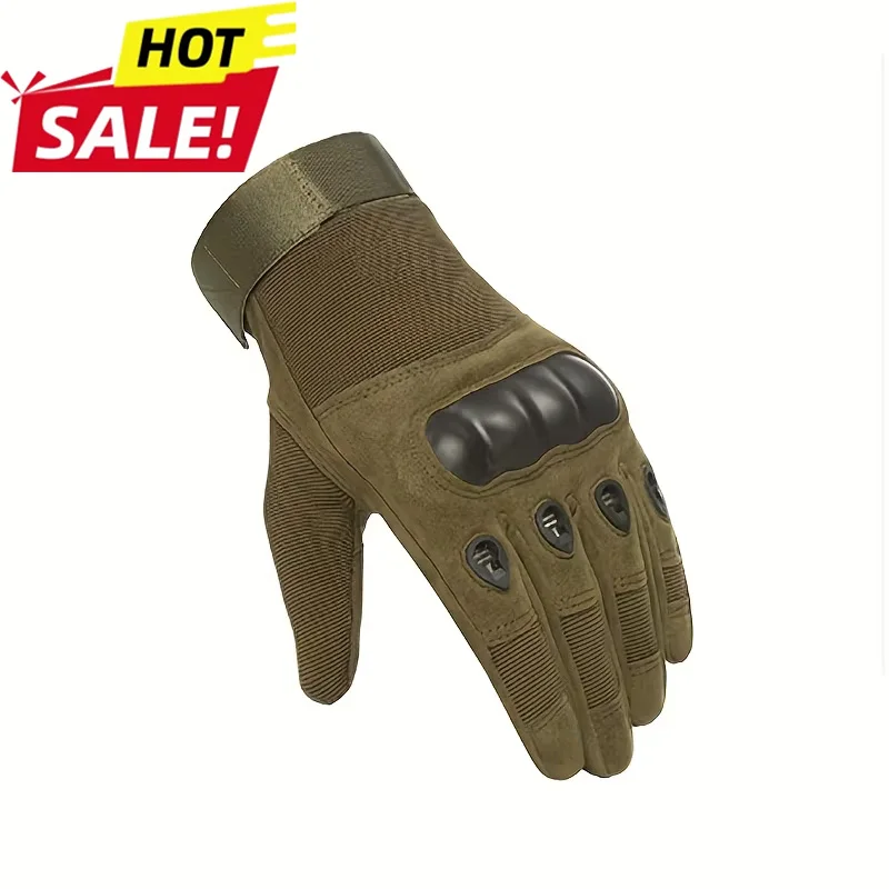 Tactical Military Glove, Color Bullet Air Gun Shooting, Soldier Combat Anti Slip Bicycle All Finger Glove, MEN'S Clothing Gloves