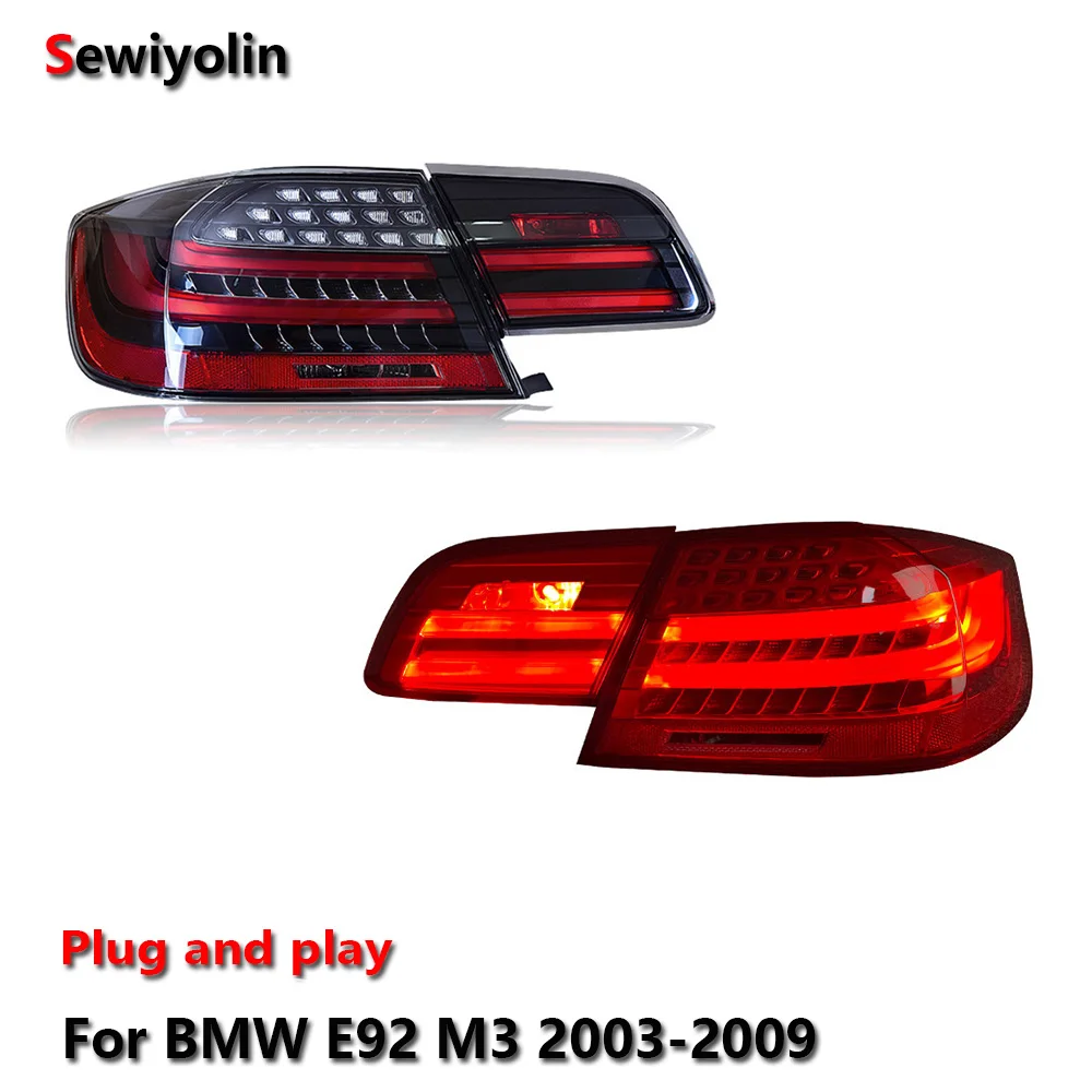 Car LED Taillight Light Assemblies For BMW 3 Series 2003-2009 E92 M3 Auto Fog DRL Brake Turn Signal Lamp Plug and Play