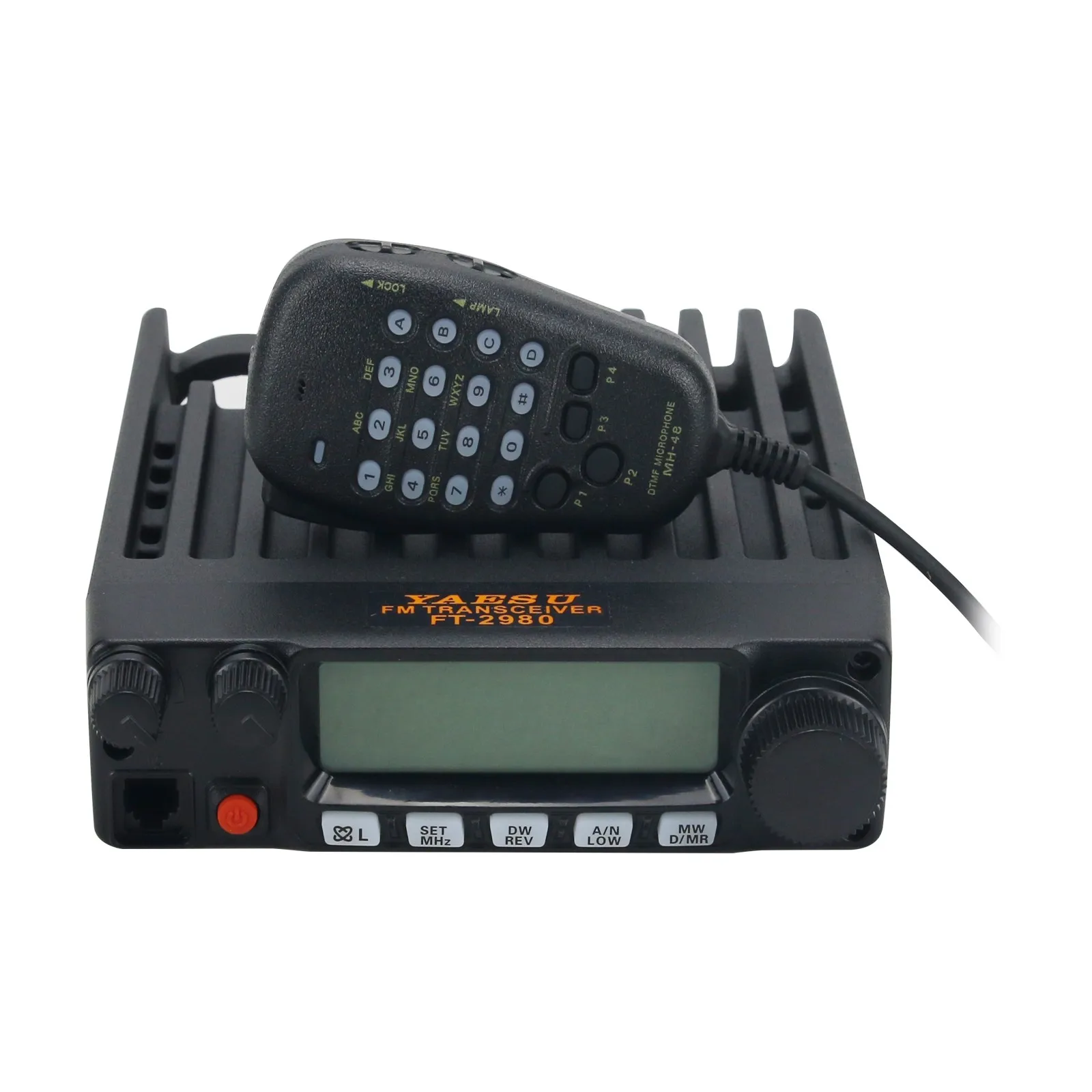 80W FT-2980R VHF FM Transceiver Mobile Radio VHF Marine Radio Walkie Talkie Microphone Communication Over 10KM for YAESU