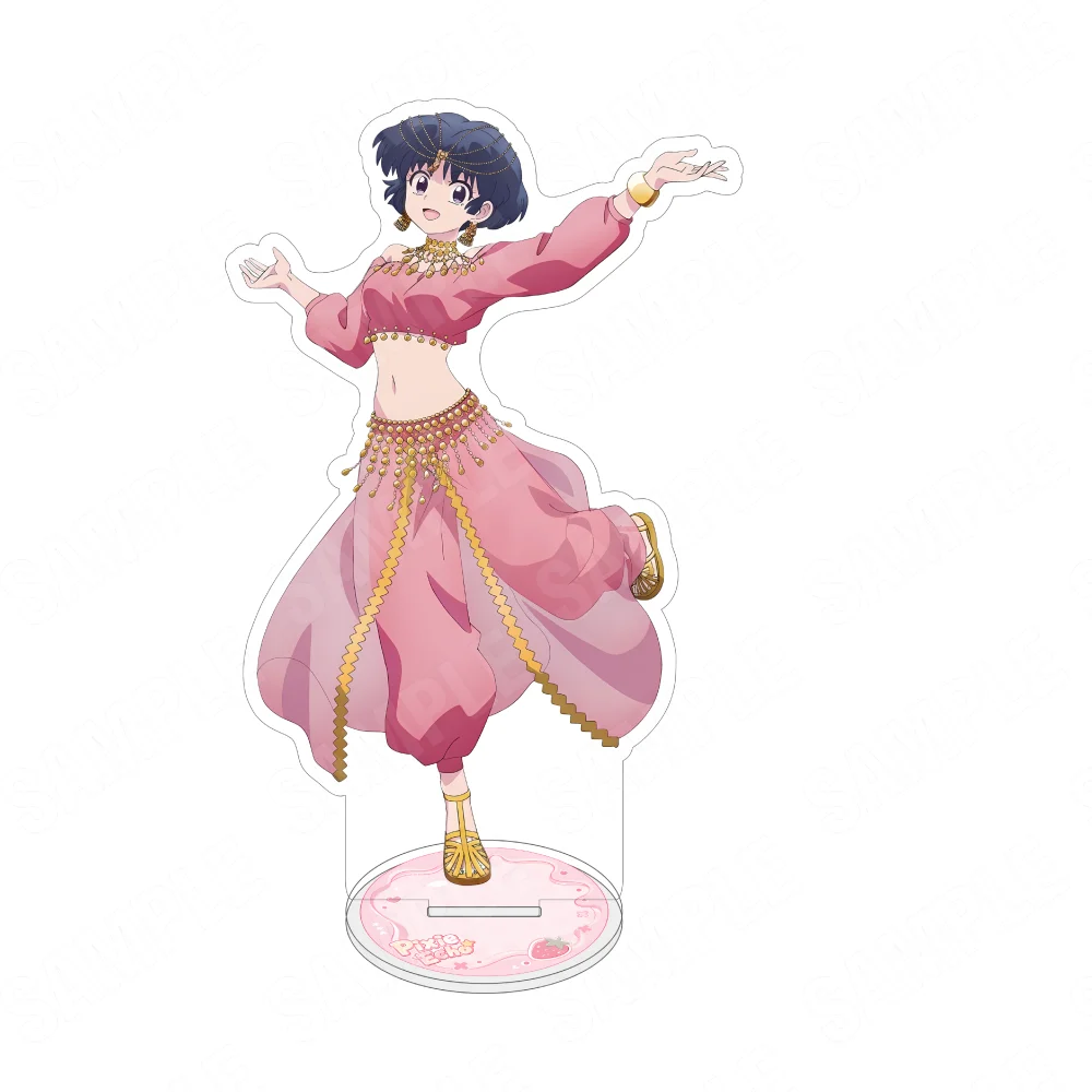 Acrylic Ranma ½ 15CM  Stand Keychain Ranma Saotome Akane Tendo Arabian Outfit Anime Desktop Decor Collectible Gift for Fans