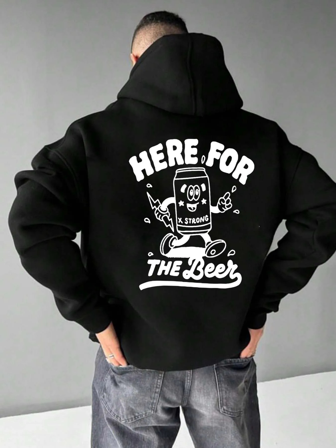 سويت شيرت رجالي بغطاء للرأس للخريف والشتاء بنمط مطبوع، جودة عالية مريحة وناعمة وصديقة للبشرة للجنسين #1