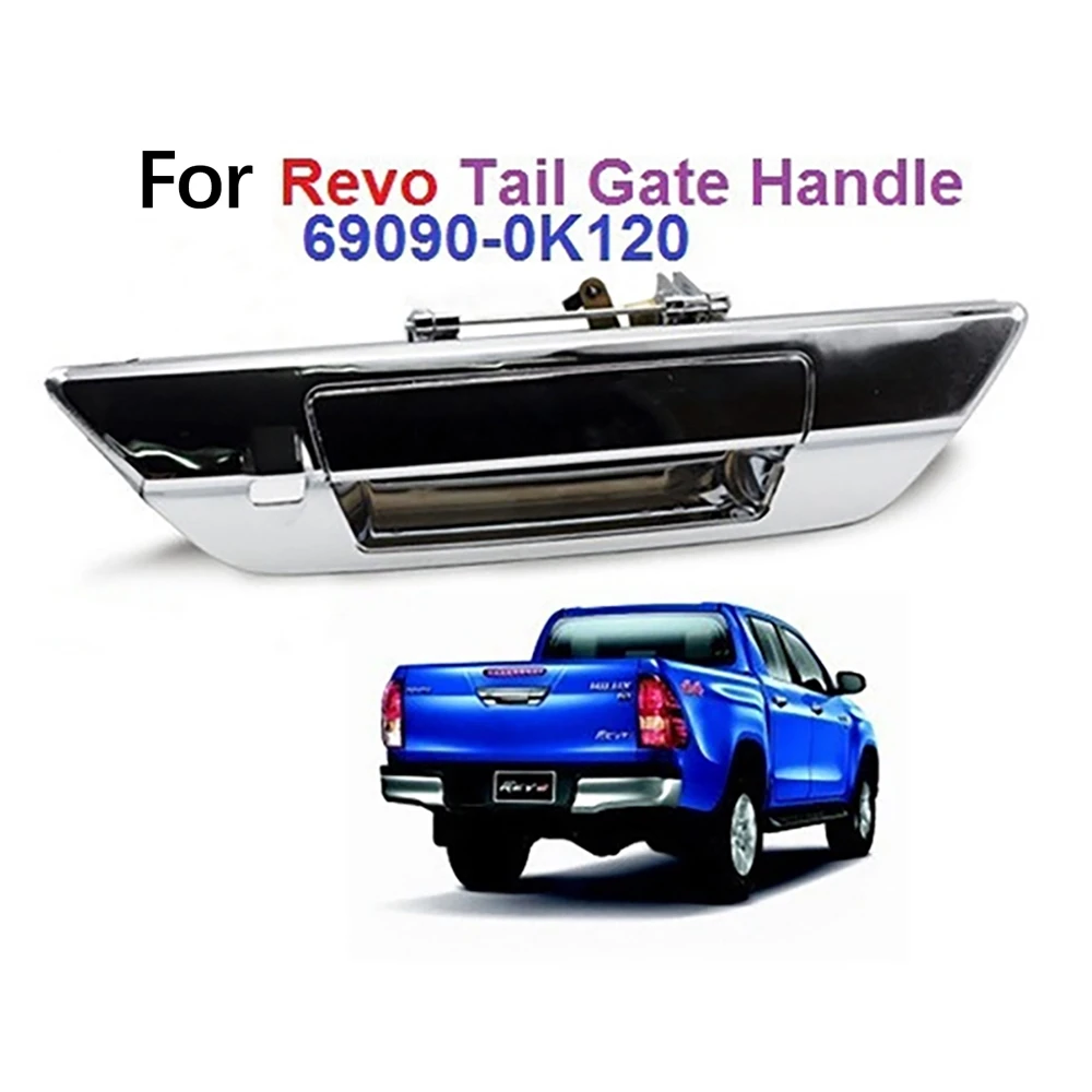 69090-0K120 for Toyota Hilux Revo 2015-2020 Tailgate Chrome Handle with Camera Provision Hole 690900K120