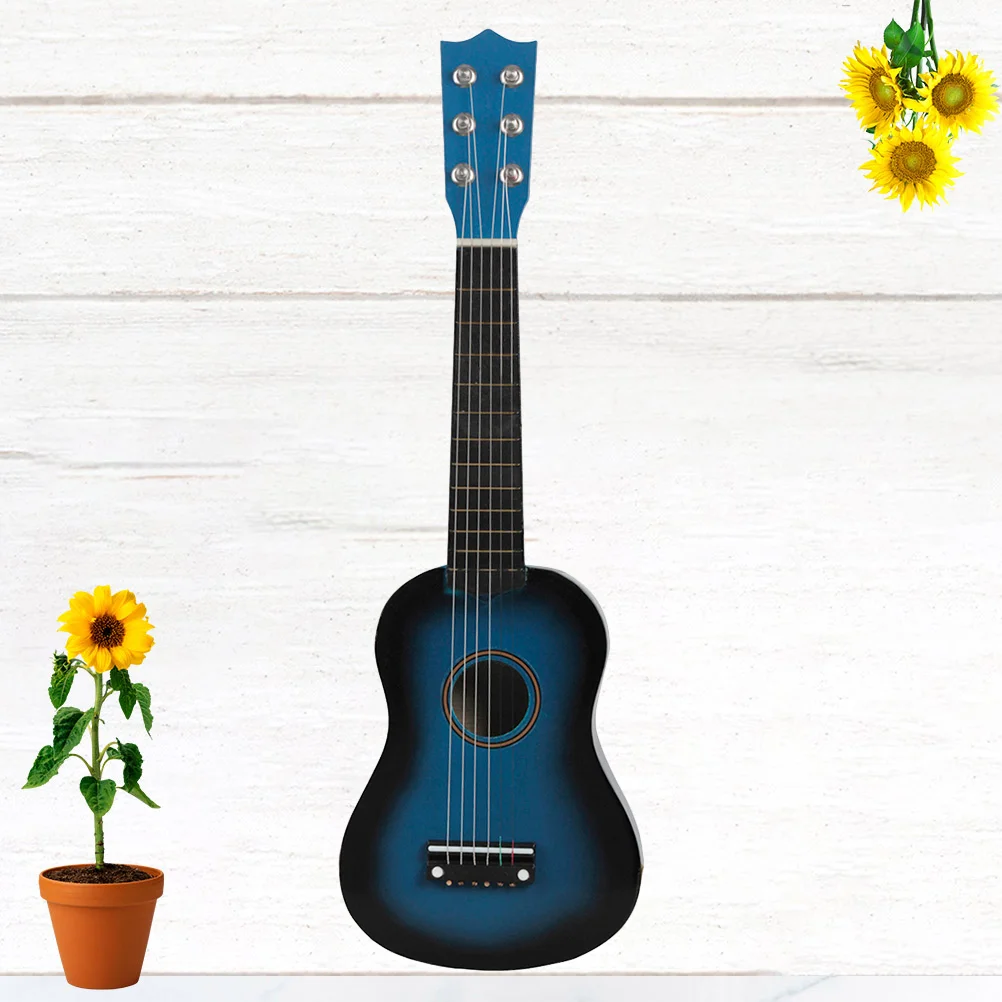 21 Inch Firm Guitar Folk 6-string Music Instrument Beginner Bamboo Vintage Style Acoustic