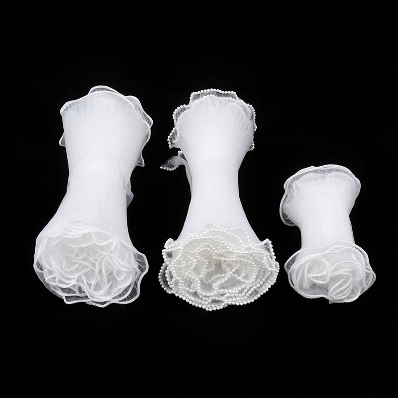 Bilateral Waves Flower Wrapping Paper Wave Yarn Florist Bouquet Packaging Lace Mesh Florist Bouquet Gift Packaging Supplies