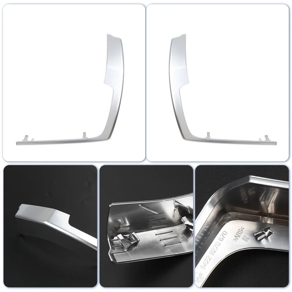 Air Outlet Modification Plating Plate For BMW F15 F16 X5 X6 X5M X6M Front Center Reinforced Trim Strip Fresh Air Grille