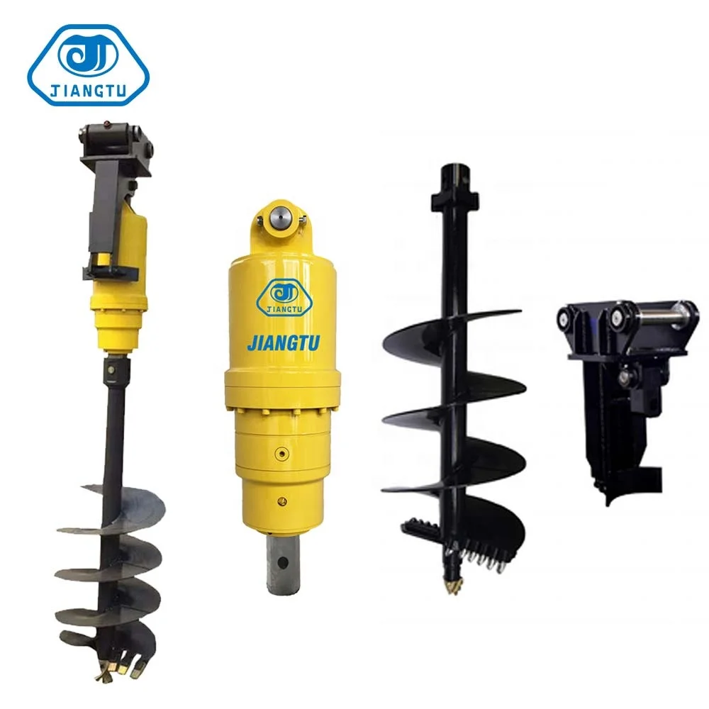 Earth Auger Drill Bits Auger Soil Drill for Excavator