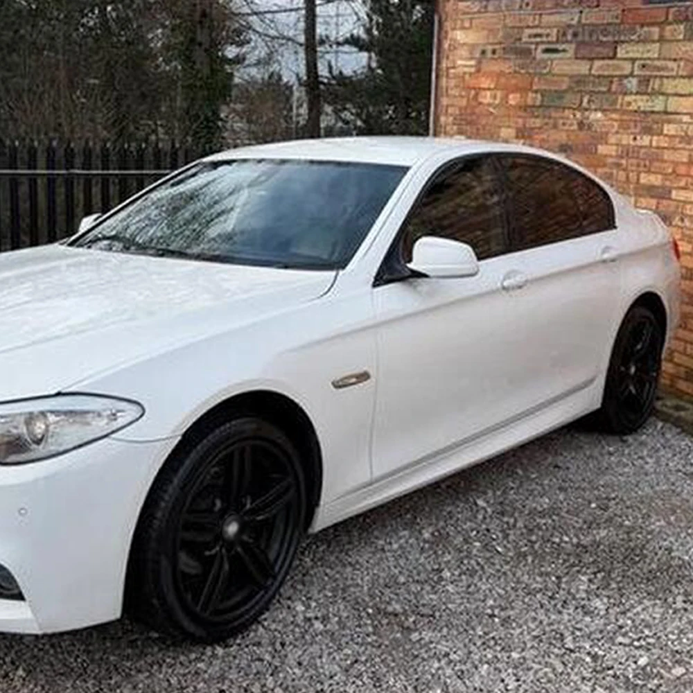 Glänzender/Matter Schwarzer Chrom-Aufkleber zur Entfernung für BMW 5er F10 2011-2017 Limousine, Außenverkleidung der Autofenster – Detail 3