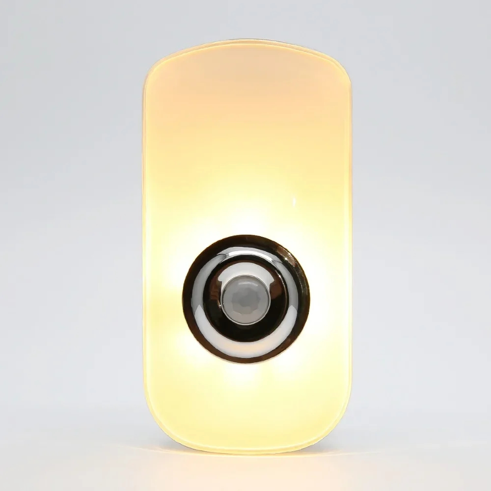 3 In 1 EU US PLug in Smart LED Night Light With Motion Sensor Rechargeable Flashlight For Kid Baby Room Emergency Aespa