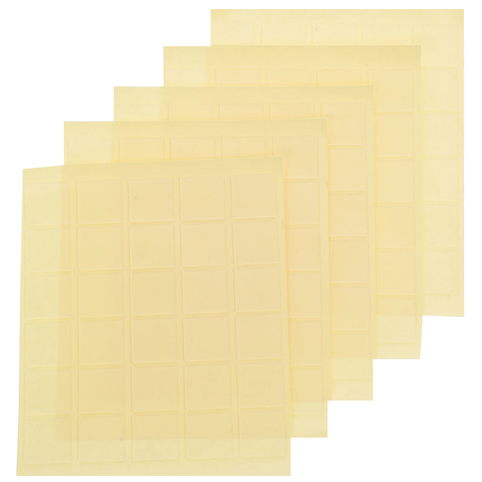 

150Pcs No Traces Double Sided Tape Sheets Small Size Lightweight Double Sides Tape Tapes Square Stickers