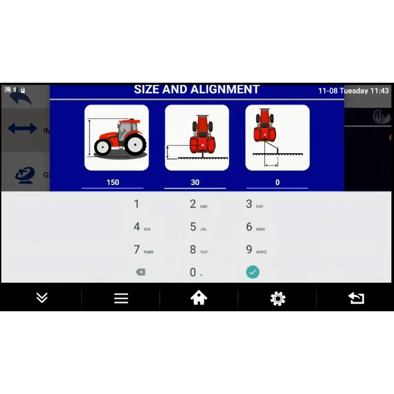 Fast Delivery Ag Guidance Systems Gnss Gps In Agriculture Field Measuring For Tractors