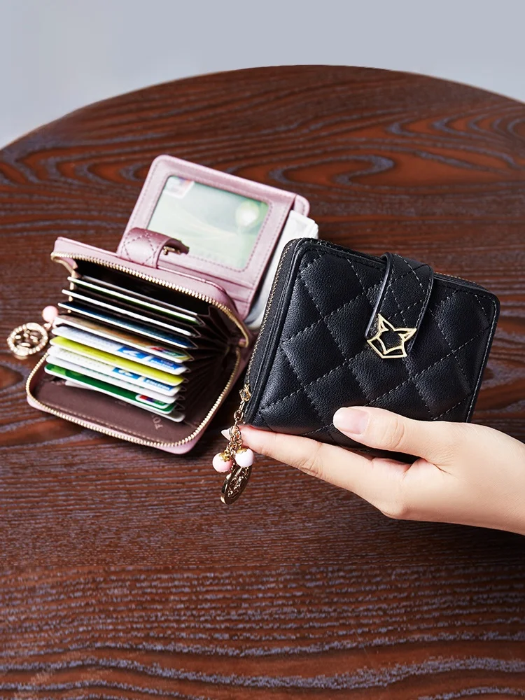 short-women's-wallet-genuine-leather-diamond-grid-zipper-coin-purse-gift-box-fashionable-mom's-money-bag-leather-handbag