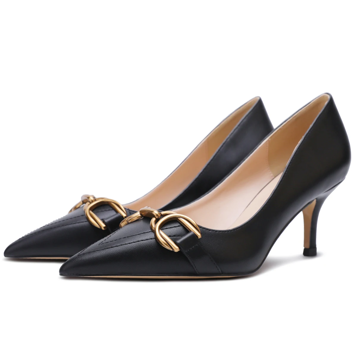 

【Measure Your Feet Length Before Order】Buckles Dresses Luxry Designer Women Pump High Heels Evening Party Lady Shoes 167-CHC-33