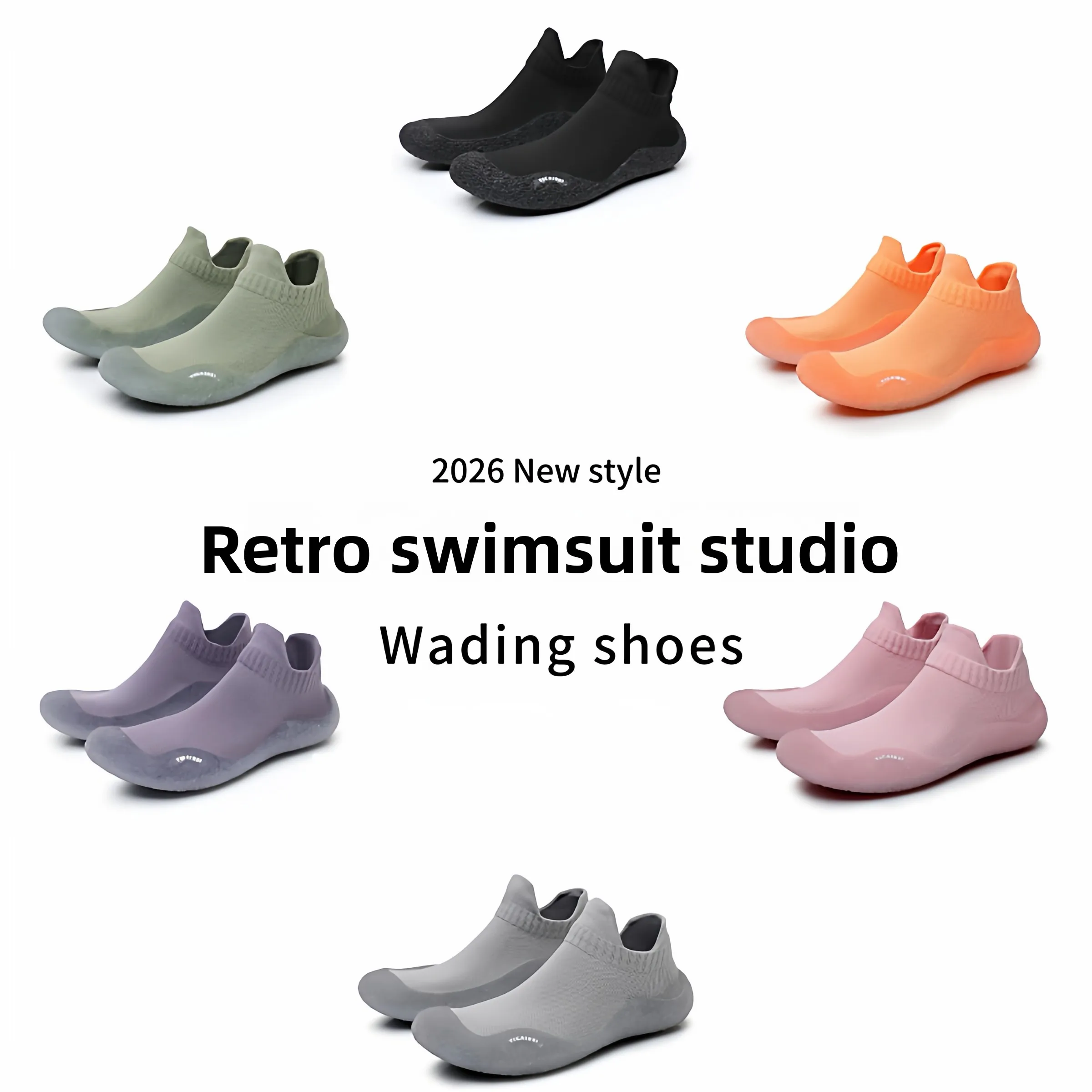 

Ретро-обувь для пешего туризма, мягкая, противоскользящая, быстросохнущая, для пляжа, плавания, дайвинга, снорклинга, термальных источников, для мужчин и женщин