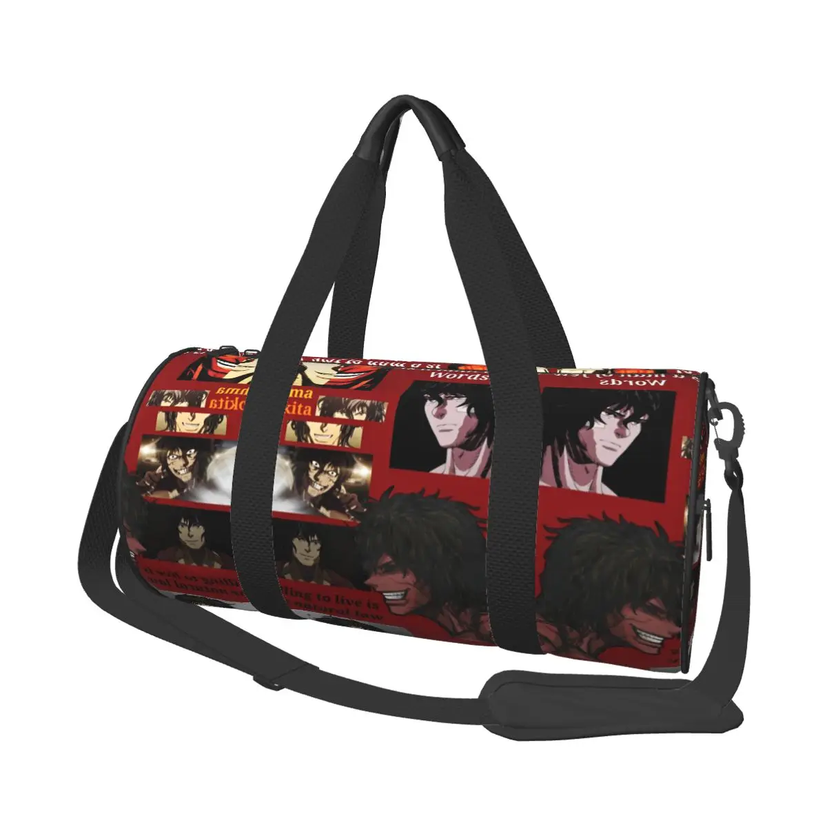 Kengan Ashura Anime Japan Cool Sport Bags Большая вместительная спортивная сумка Weekend Мужская дизайнерская сумка для плавания Красочная сумка для фитнеса