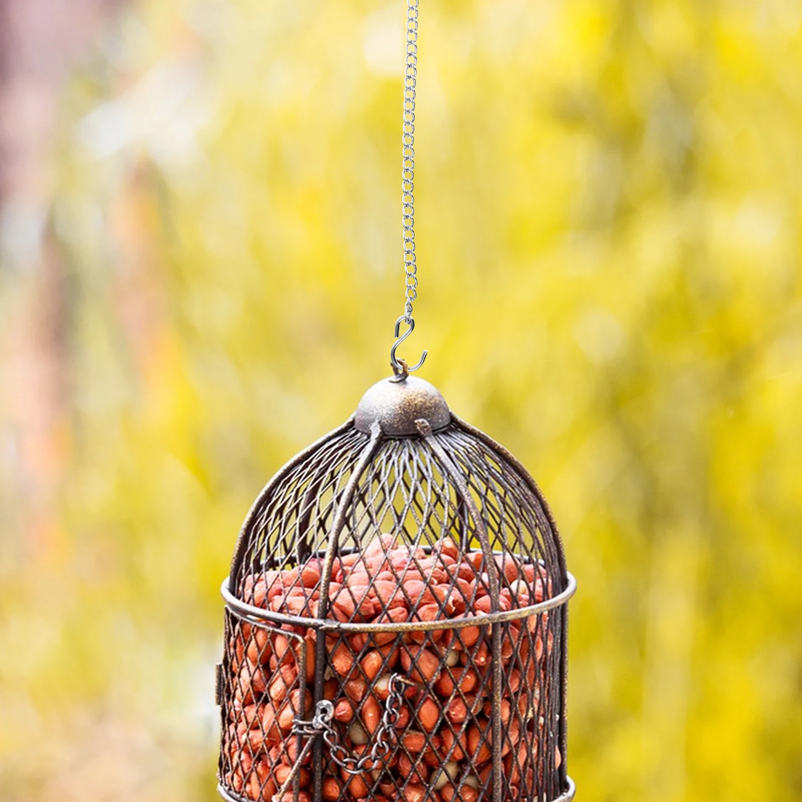 

10Pcs Metal Hanging Chains Hooks Posters Bird Feeders Decorative Picture Chalkboards Signs Baskets Plants Plant Chain