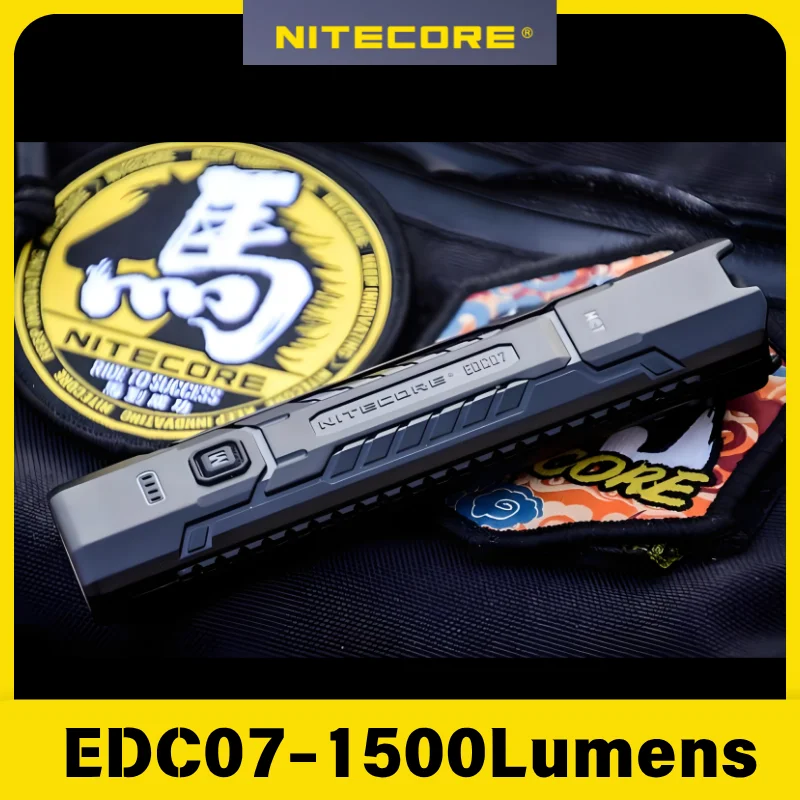 NITECORE EDC07 Rechargeable LED Flashlight Compact Portable High Capacity Light with Memory Functionality
