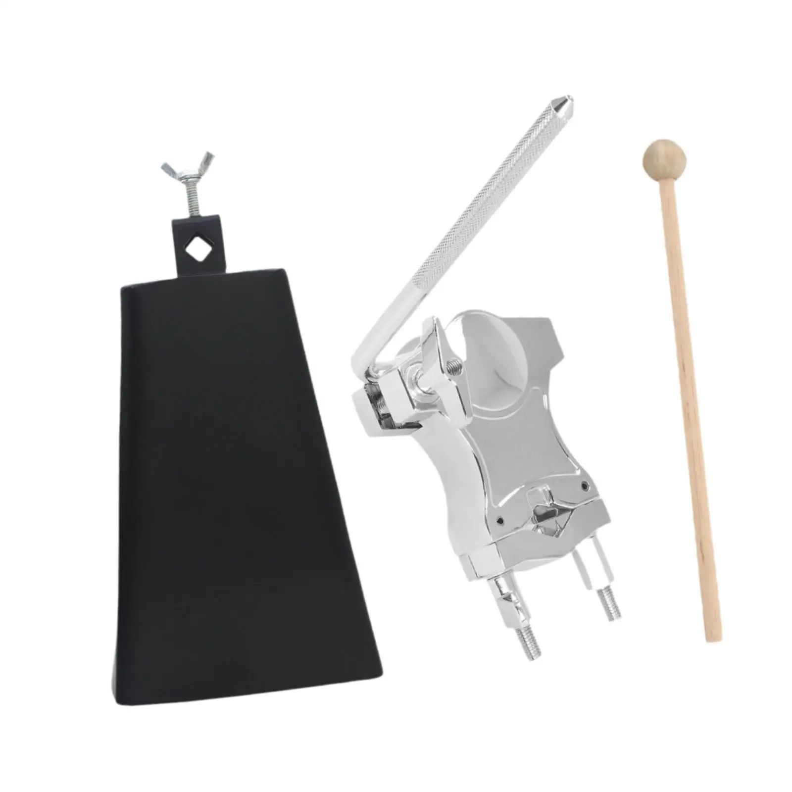 

Металлический зажим-держатель для ковбелла на педаль барабана, для ударных установок и музыкальных инструментов