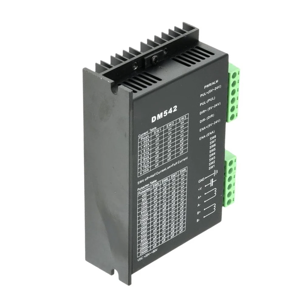 Microstepping Controller As Shown DM556 Stepper Driver Semi-enclosed Casing Energy-saving Lockout For High Precision Positioning