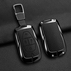 Zinc Alloy Leather Car Key Cover Shell Fob For Vinfast VF3 5 6 7 8 9 31EV 32EV 33EV LUX A2.0 SA2.0 V8 Auto Protector Accessories