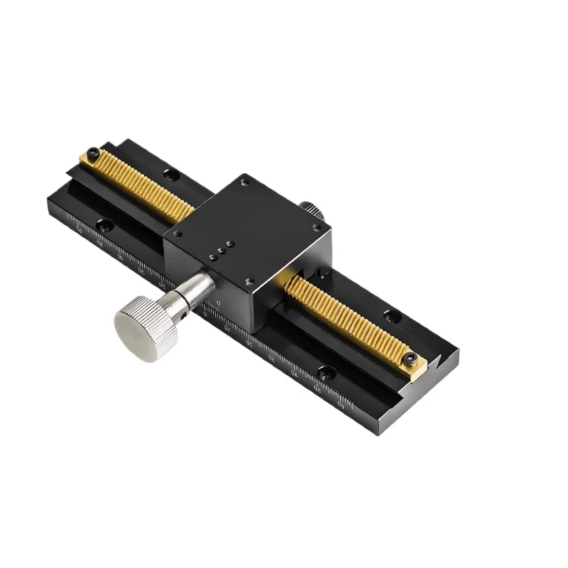 For X-axis Displacement Platform LWX25 40 60-L50 100 150 200 300 Dovetail Groove Rack and Pinion Slide